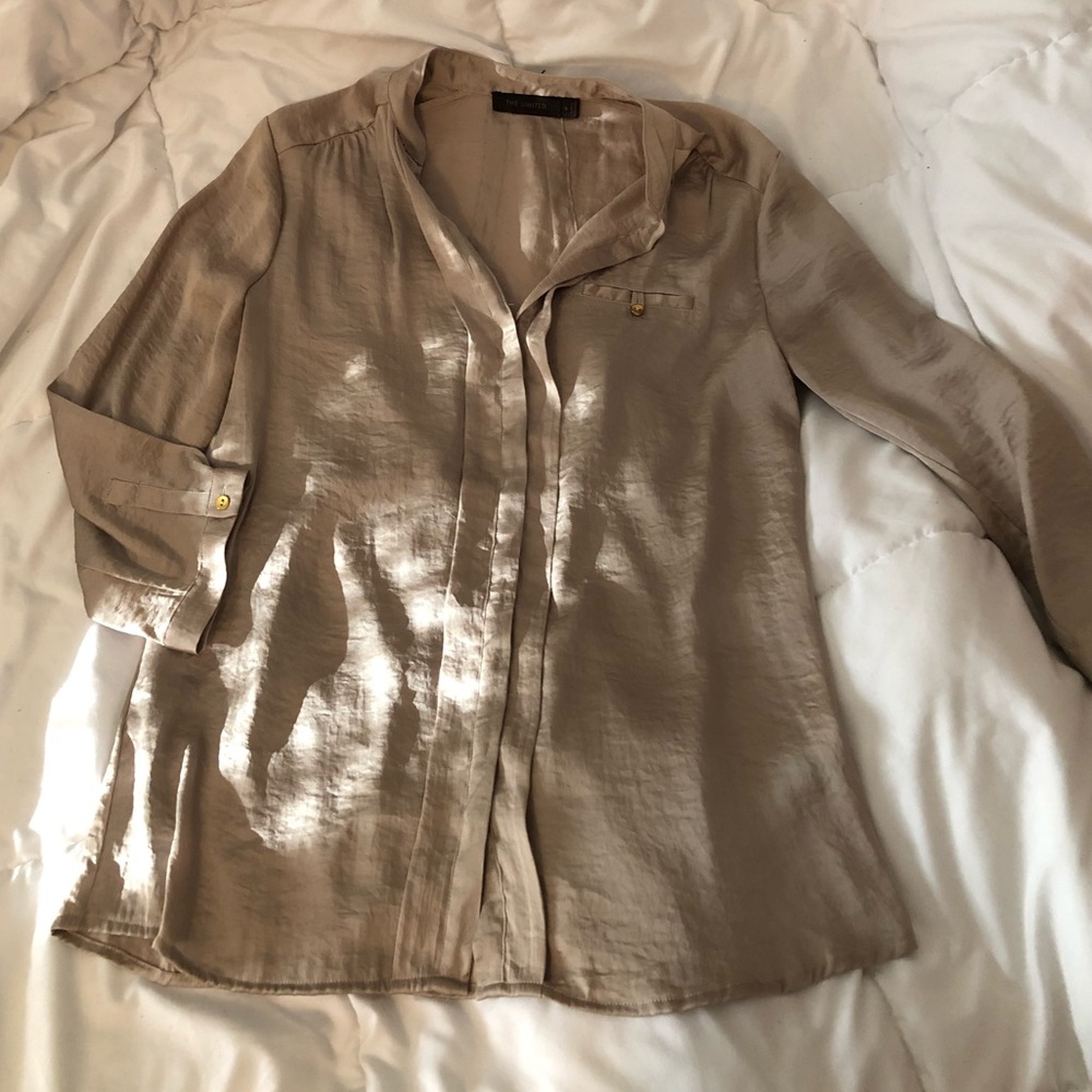 Gold/ Tan Blouse